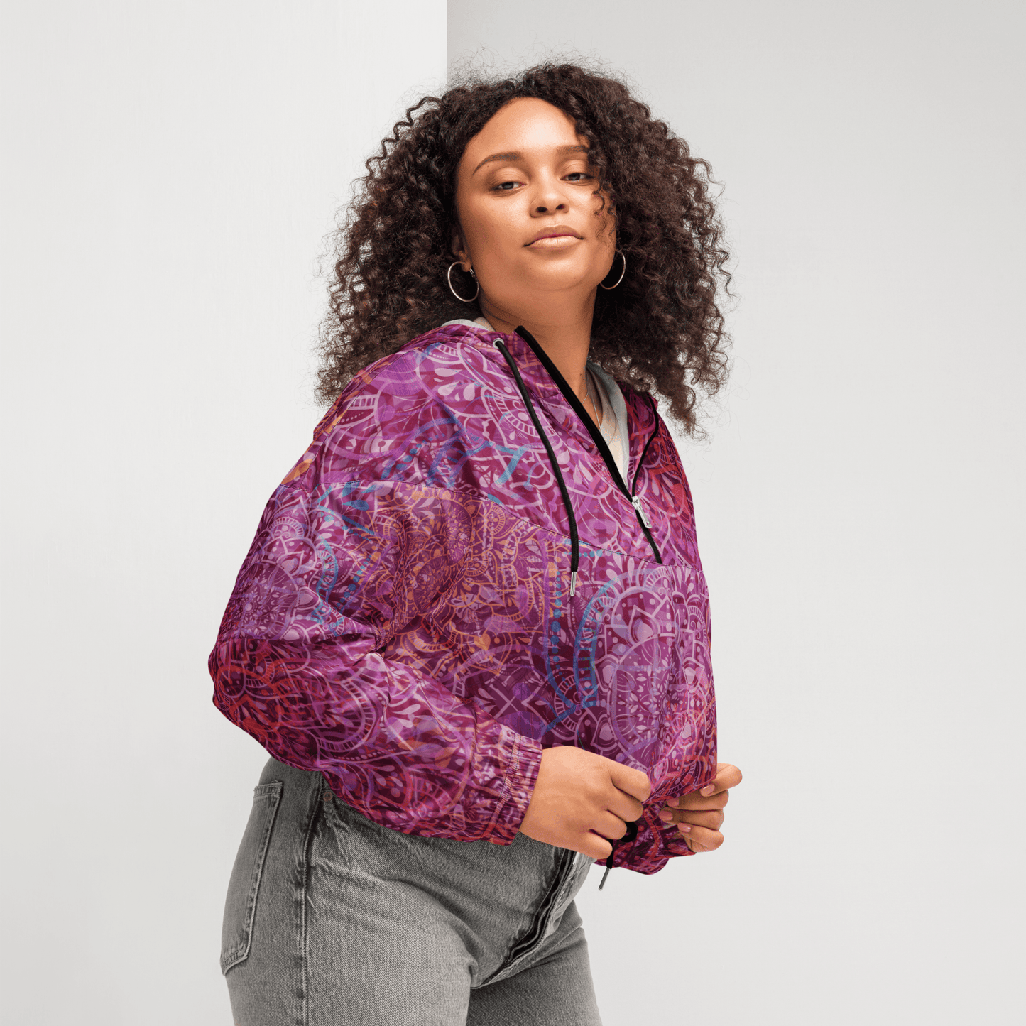 Mandala Glow Windbreaker