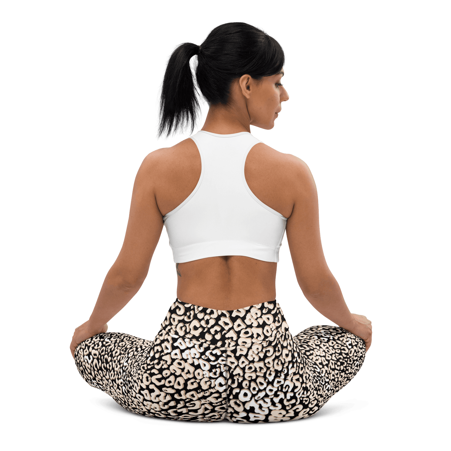 Leopardy Dark Yoga-Leggings