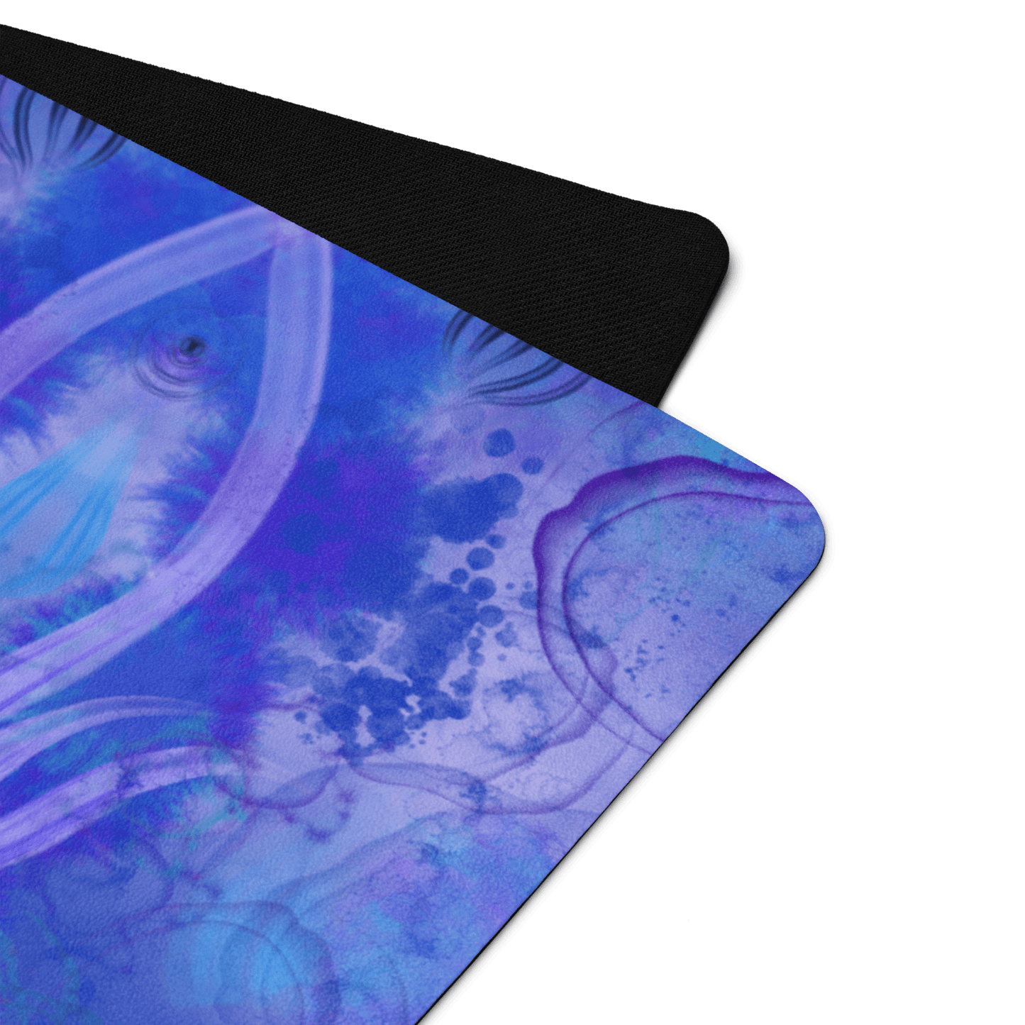 Colorful yoga mat featuring a kaleidoscopic mandala and sacred geometric design, perfect for yoga, meditation, or stretching — a vibrant and spiritual tool for mindful movement.