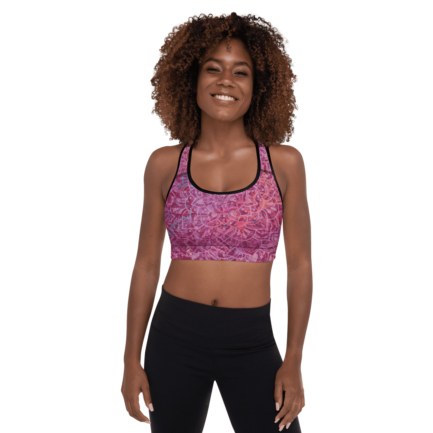 Mandala Glow Sports Bra