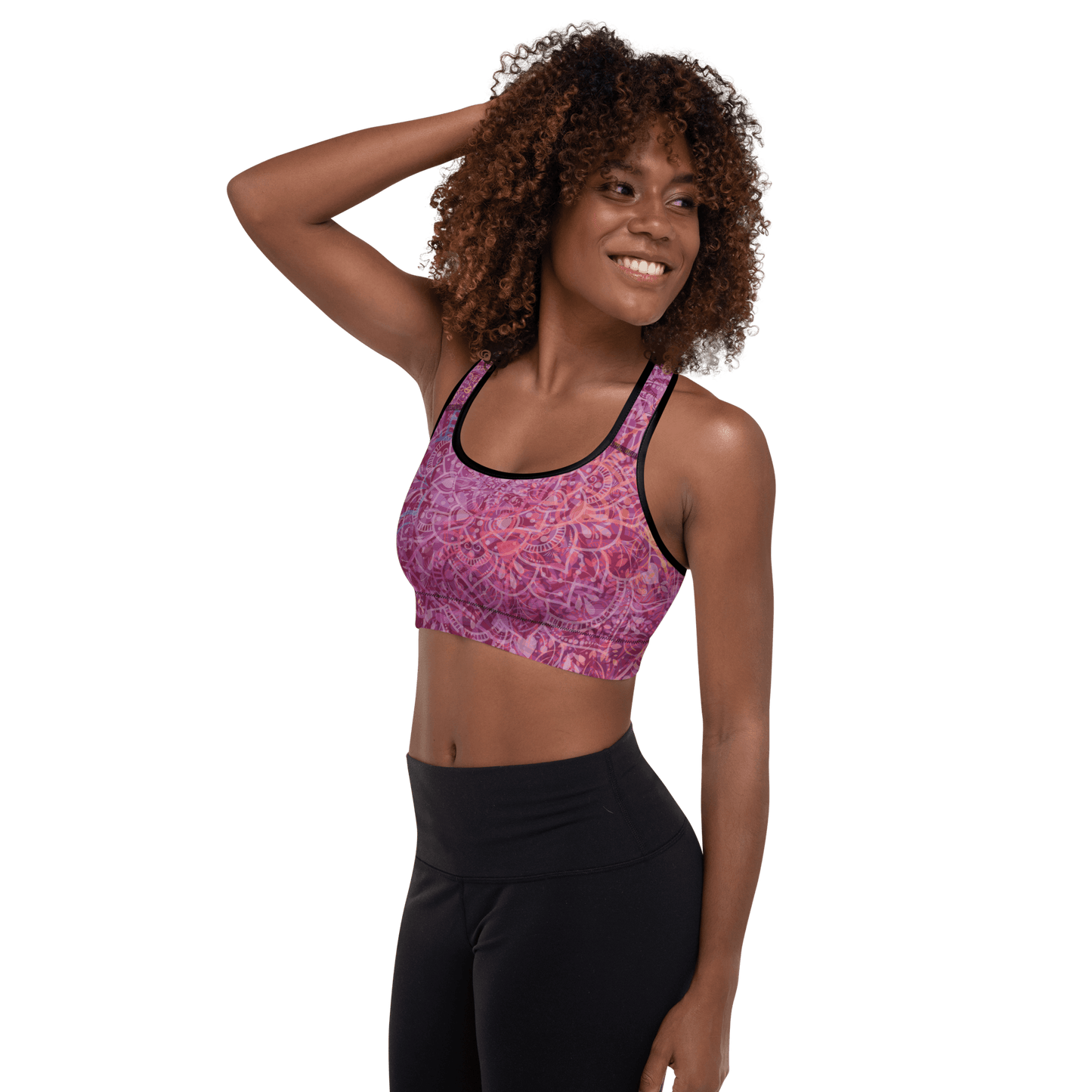 Mandala Glow Sports Bra
