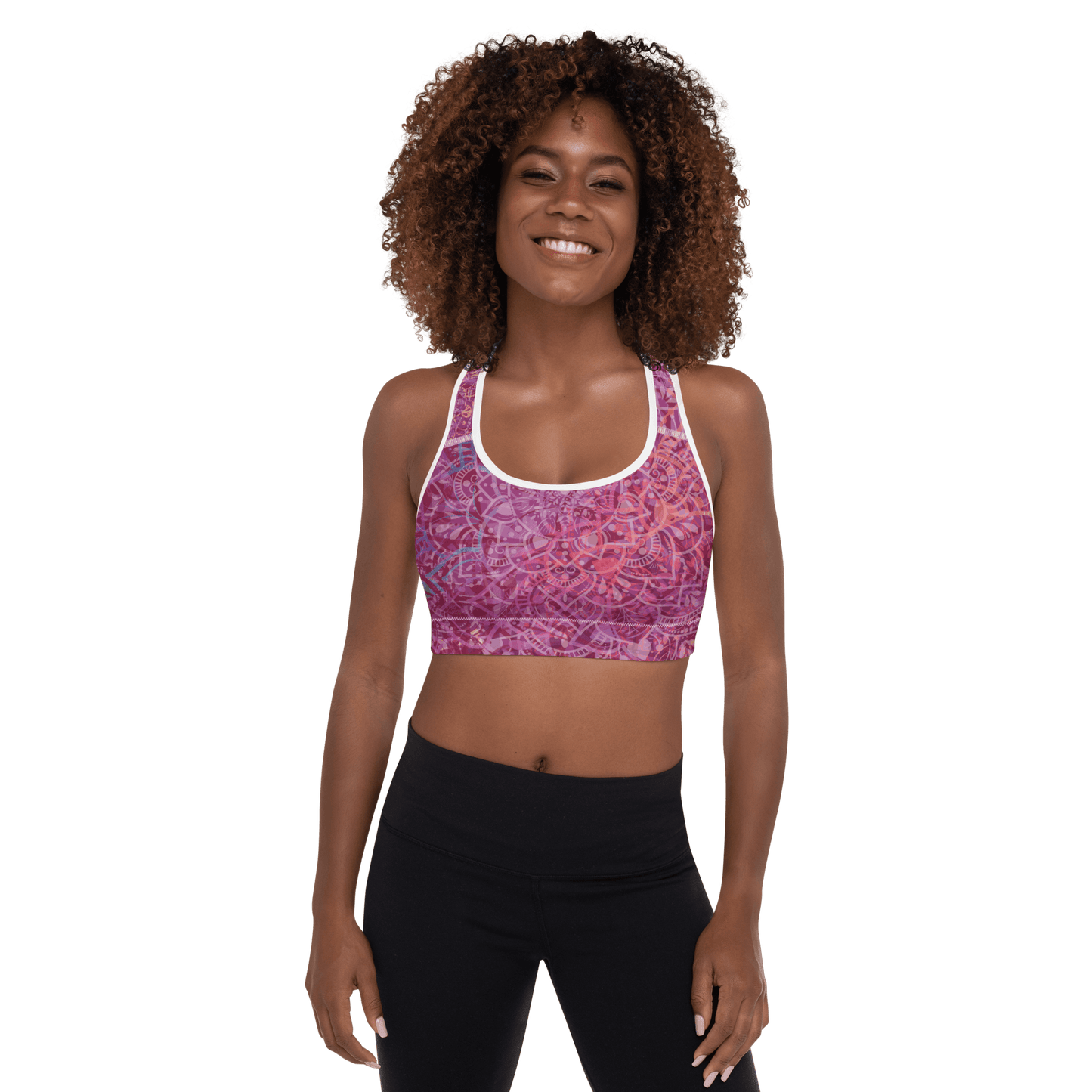 Mandala Glow Sports Bra