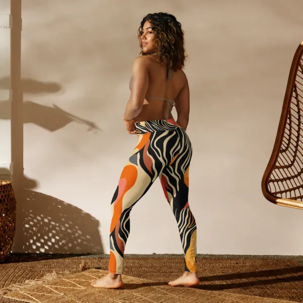 Safari Fall Yoga Leggings - Image 2