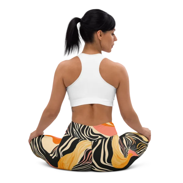 Safari Fall Yoga Leggings - Image 10