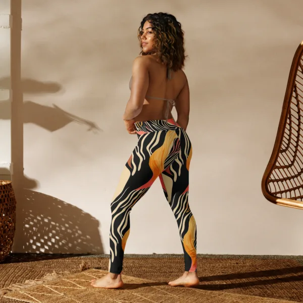 Safari Fall Yoga Leggings - Image 7