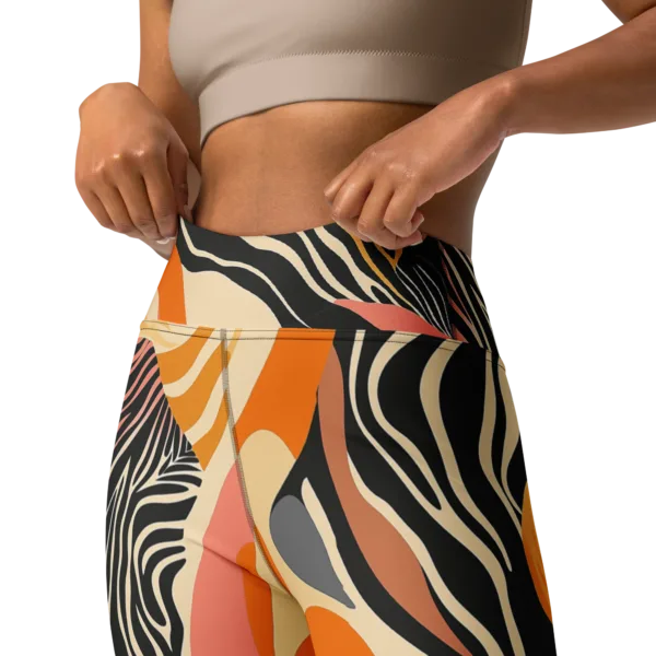 Safari Fall Yoga Leggings - Image 6