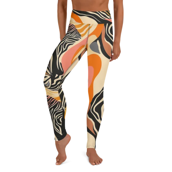 Safari Fall Yoga Leggings - Image 4