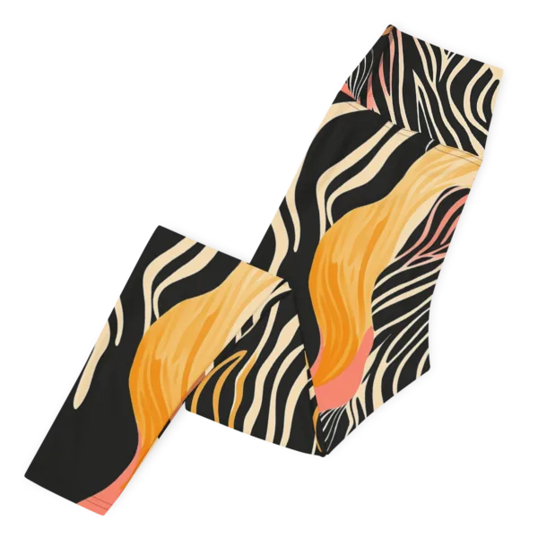 Safari Fall Yoga Leggings - Image 17