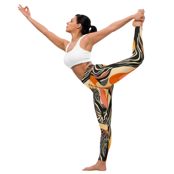 Safari Fall Yoga Leggings - Image 20