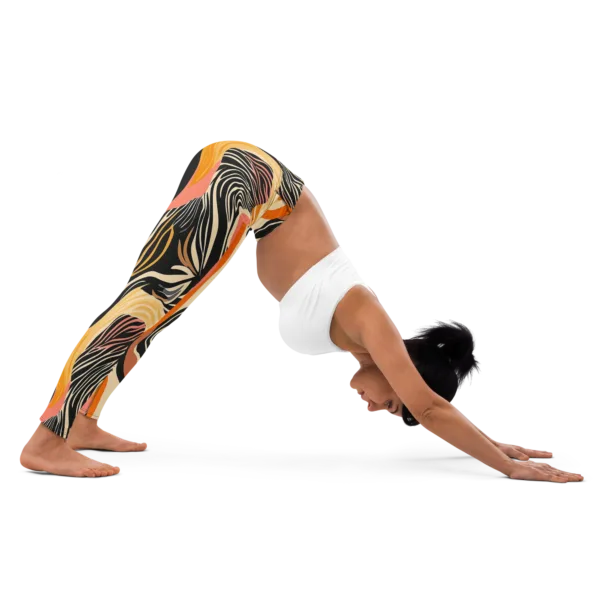 Safari Fall Yoga Leggings - Image 25