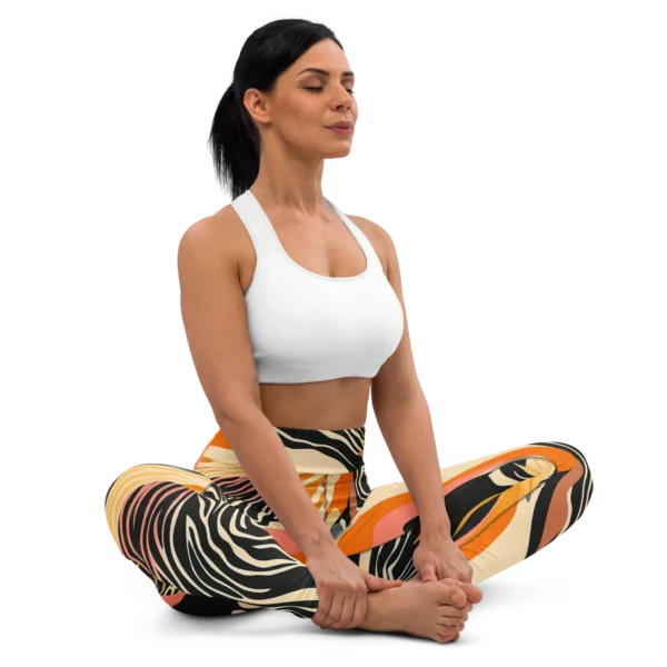 Safari Fall Yoga Leggings - Image 26